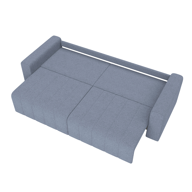 Вайли / Диван - кровать 3-х местн. Экомех fluffy 83 грей